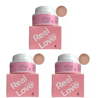 Kit com 3 Gel Sólido de Alongamento para Tips - Powder Gel Cremoso - Real Love - 15ml em Oferta na Shopee