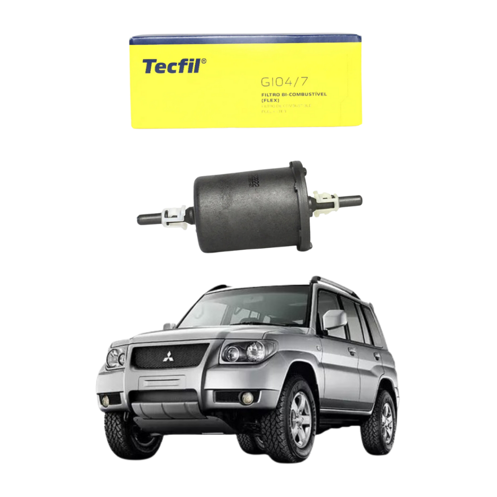 Filtro De Gasolina Mitsubishi Pajero TR4 2007 Flex Original Tecfil Combustivel