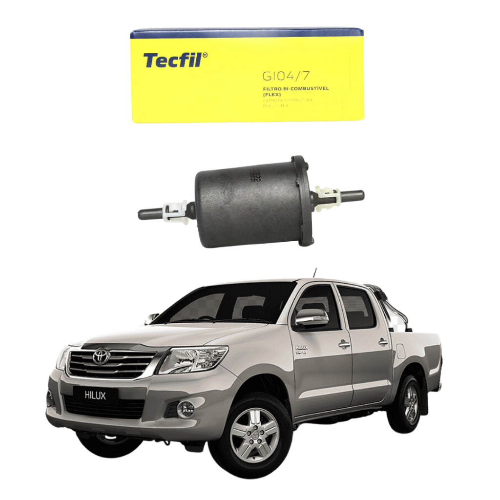 Filtro De Gasolina Toyota Hilux 2007 até 2016 Flex Original Tecfil Combustivel