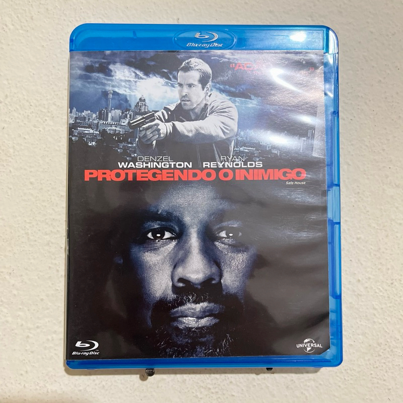 dvd blu ray protegendo o inimigo - ação - denzel washington e ryan reynolds
