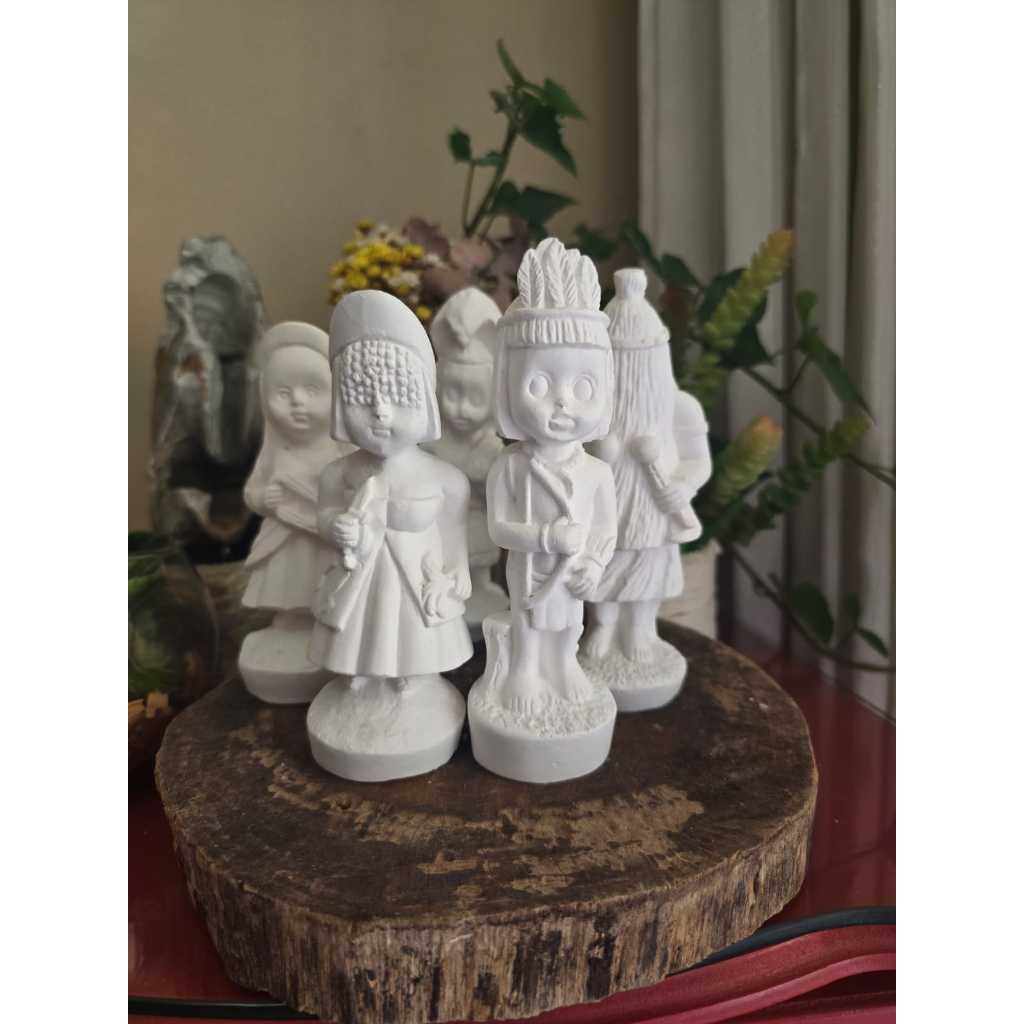 orixás baby gesso cru 15cm orisha bebe umbanda candomble pra pintar