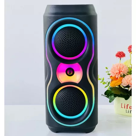Caixa de Som Bluetooth Potente 50w com LED RGB, FM e USB AL-3628 em Oferta na Shopee