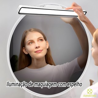 Luminária De Mesa Recarregáve LED Luz De Maquiagem Para Espelho Sem Fio Com Magnético Abajur Touch Penteadeira Lâmpada