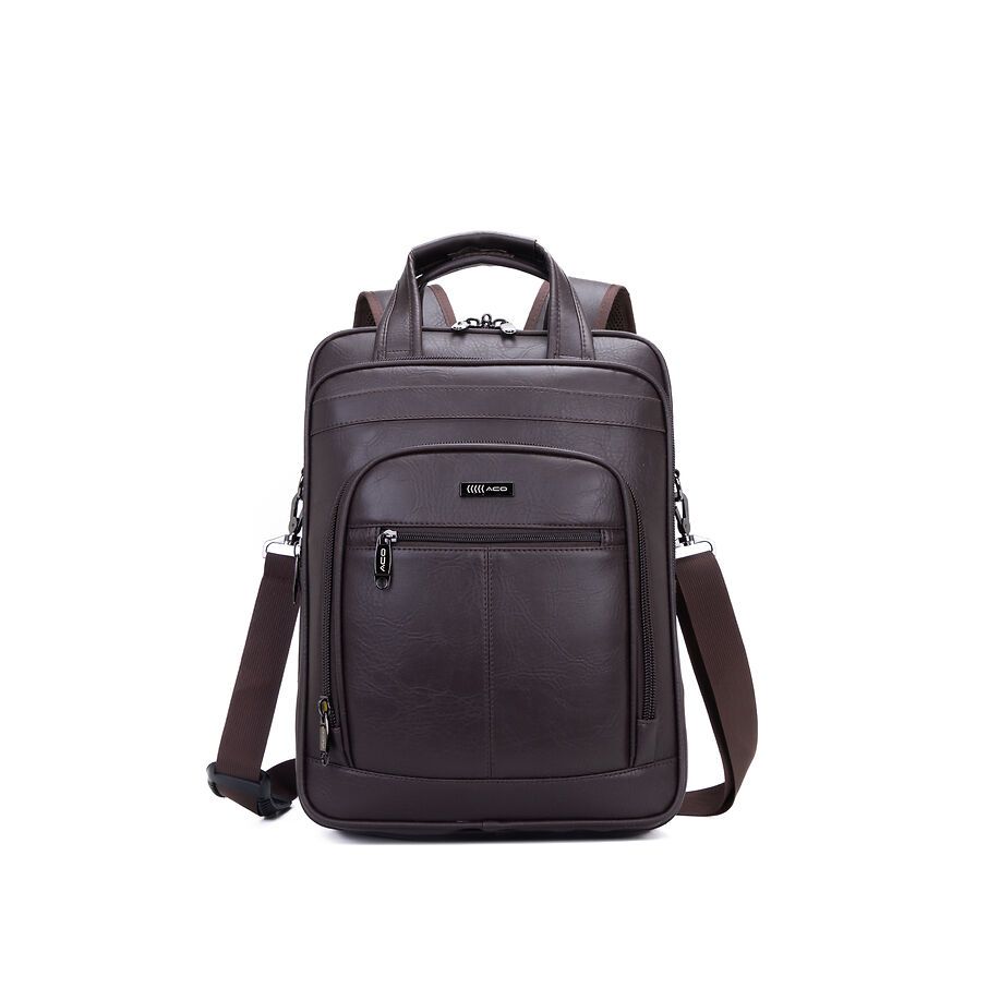 ACO-MOCHILA DE COURO REFORÇADO PORTA NOTEBOOKS PARA DIA A DIA em Oferta na Shopee