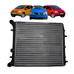 Radiador VW Fox 1.0 1.6 Sem Ar 2003 2004 2005 - Engate Rapido