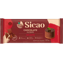 Sicao Barra De Chocolate Nobre Ao Leite 1,01kg Sicao