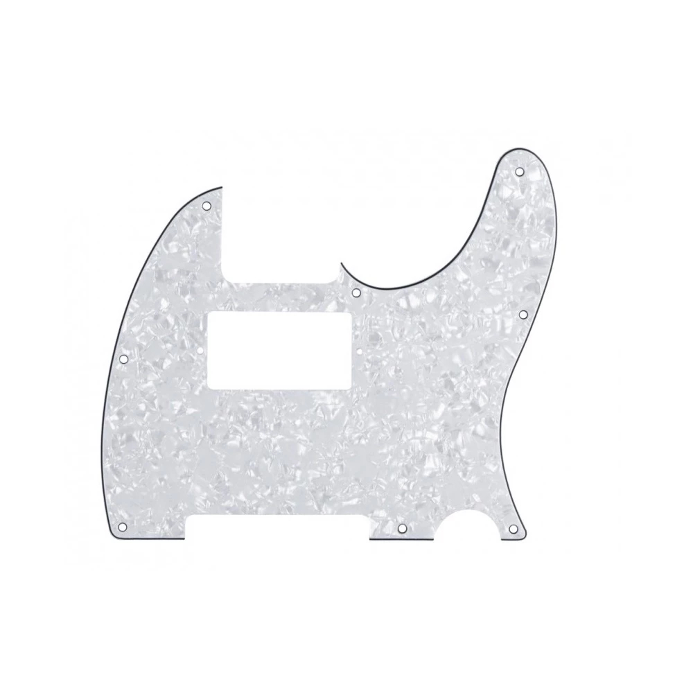 Escudo Guitarra Telecaster Hambucker Branco Perola - 3 Ply