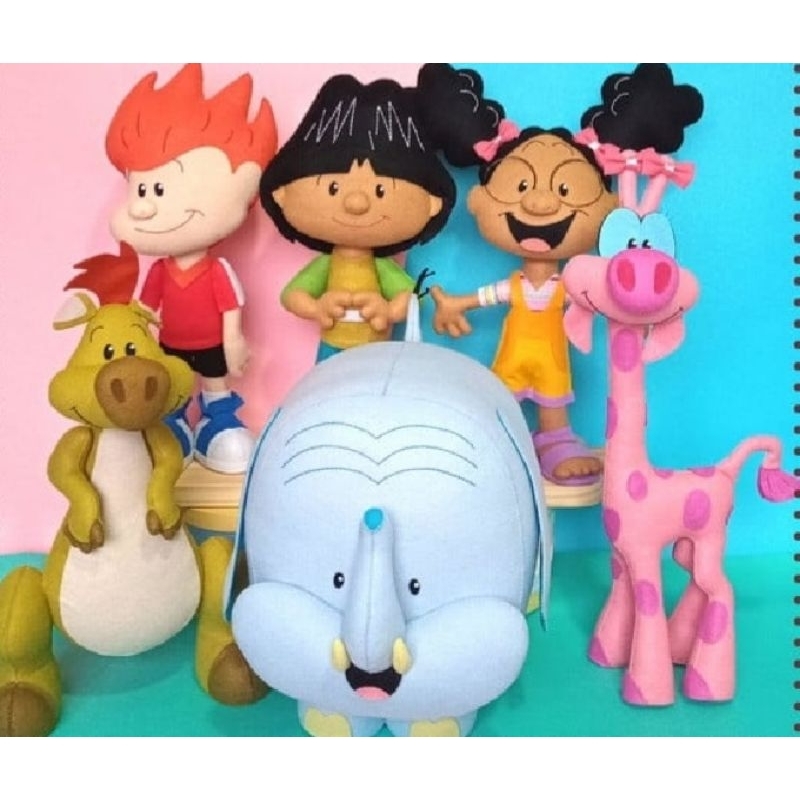 kit Bonecos Meu amigãozão (Grandes) decoração em feltro