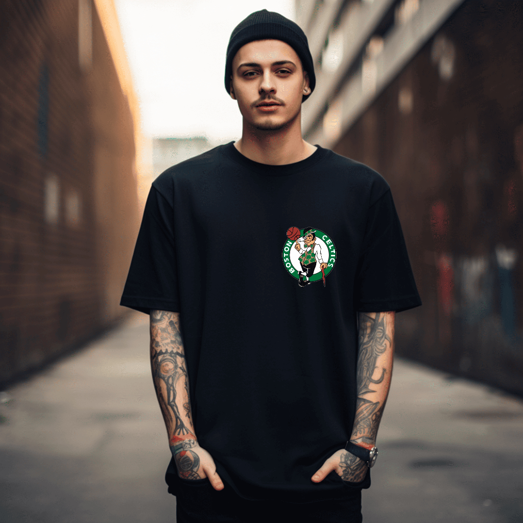 Camisa/Camiseta Oversized Masculina Feminina Algodão Streetwear Esporte NBA Boston Basquete