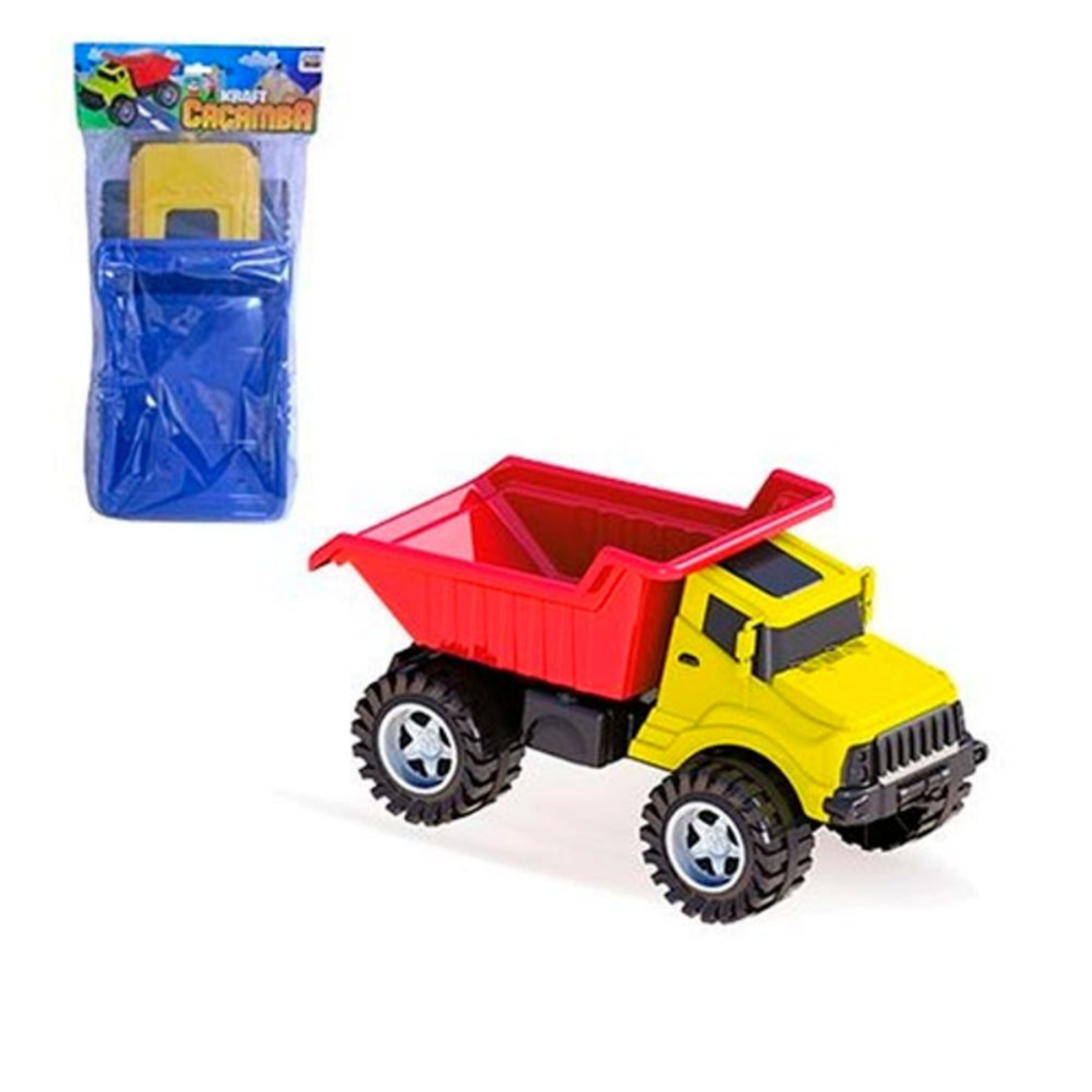 Caminhão De Caçamba Kraft Kendy Brinquedos Meninos Carros Presente Natal Lembrança Barato