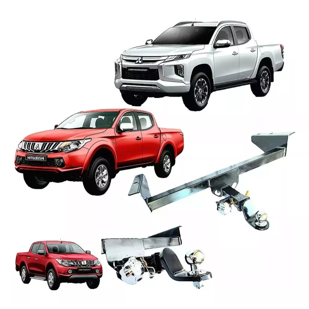 Engate Reforçado Removivel L200 Triton 2017 Ate 2024 1500kg