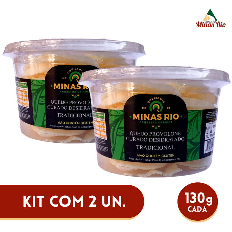 Combo Provolone Desidratado Tradicional 130g (2 un.)