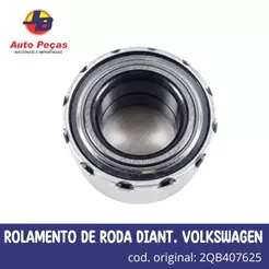 Rolamento de Roda Original VW Polo/Virtus 2QB407625 – Medidas 37x72x40