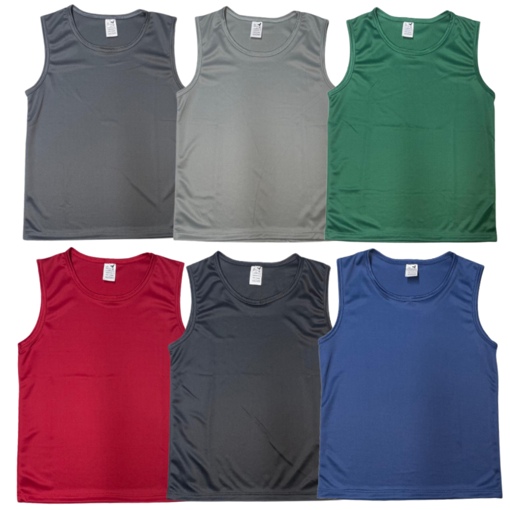 Kit 6 Regatas Infantil Dry Fit Camiseta Unissex Menino Menina em Oferta na Shopee