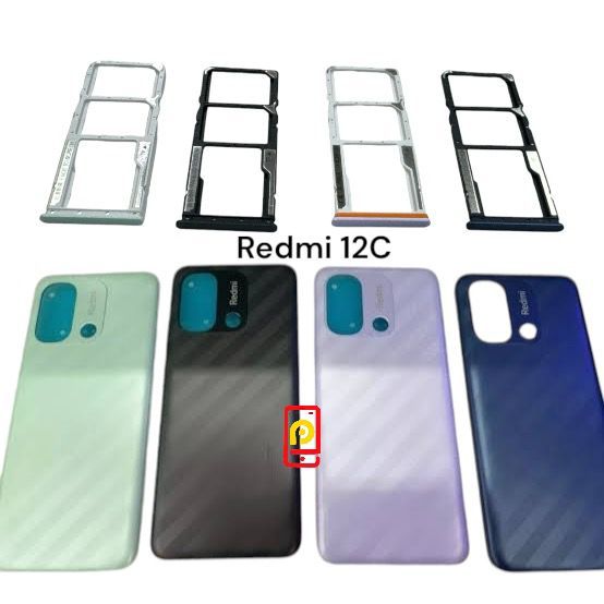 Tampa Traseira + Gaveta De Chip Redmi 12C em Oferta na Shopee