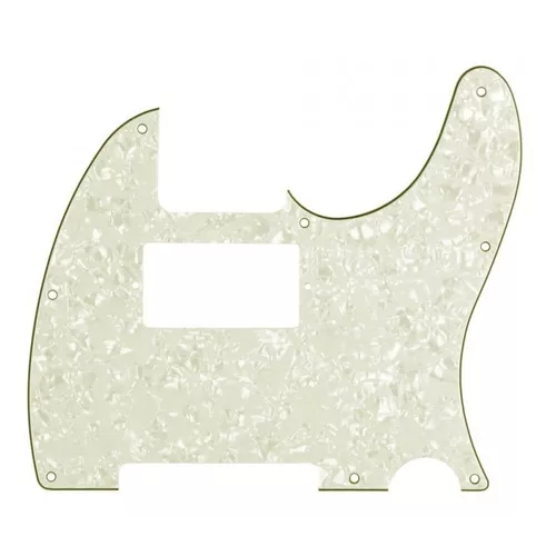 Escudo Guitarra Telecaster Hambucker Branco Perola Vintage - 3 Ply