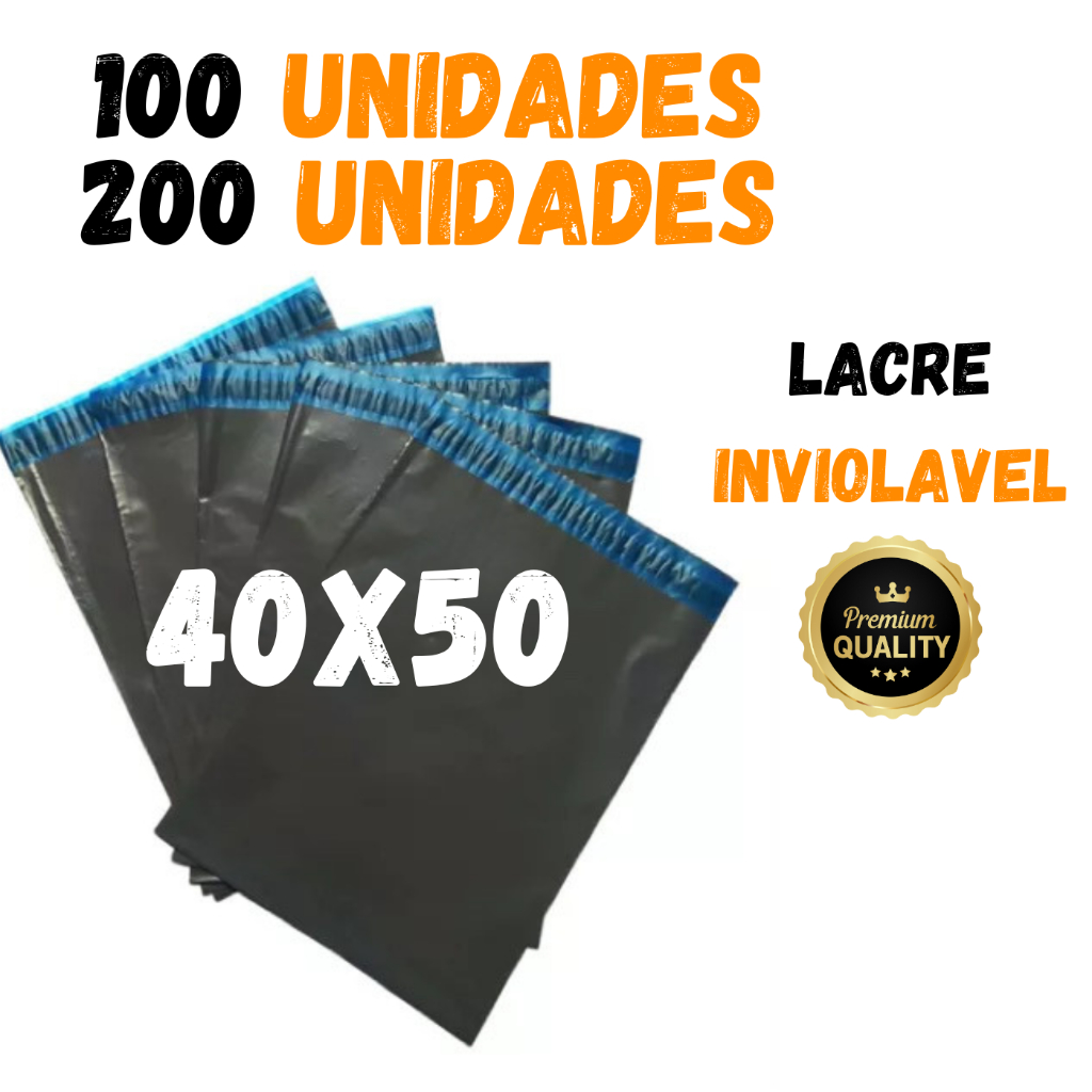 saco de embalagem 40x50 Aba Adesiva Embalagem Correio Ecommerce Saco Adesivado