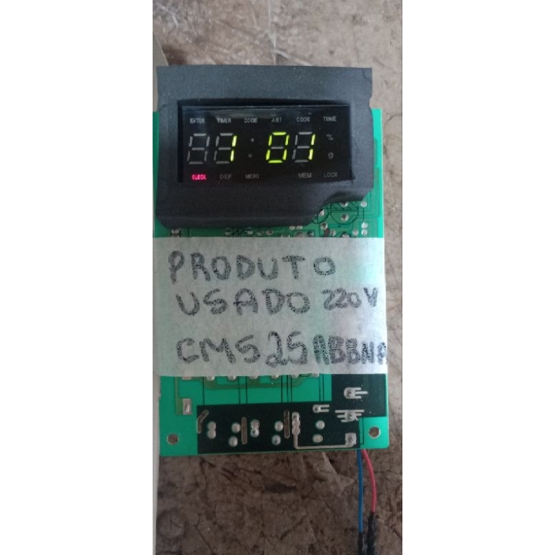 Placa Eletrônica Microondas Consul Compacto CMS25ABBNA 220 VOLTS (USADA)