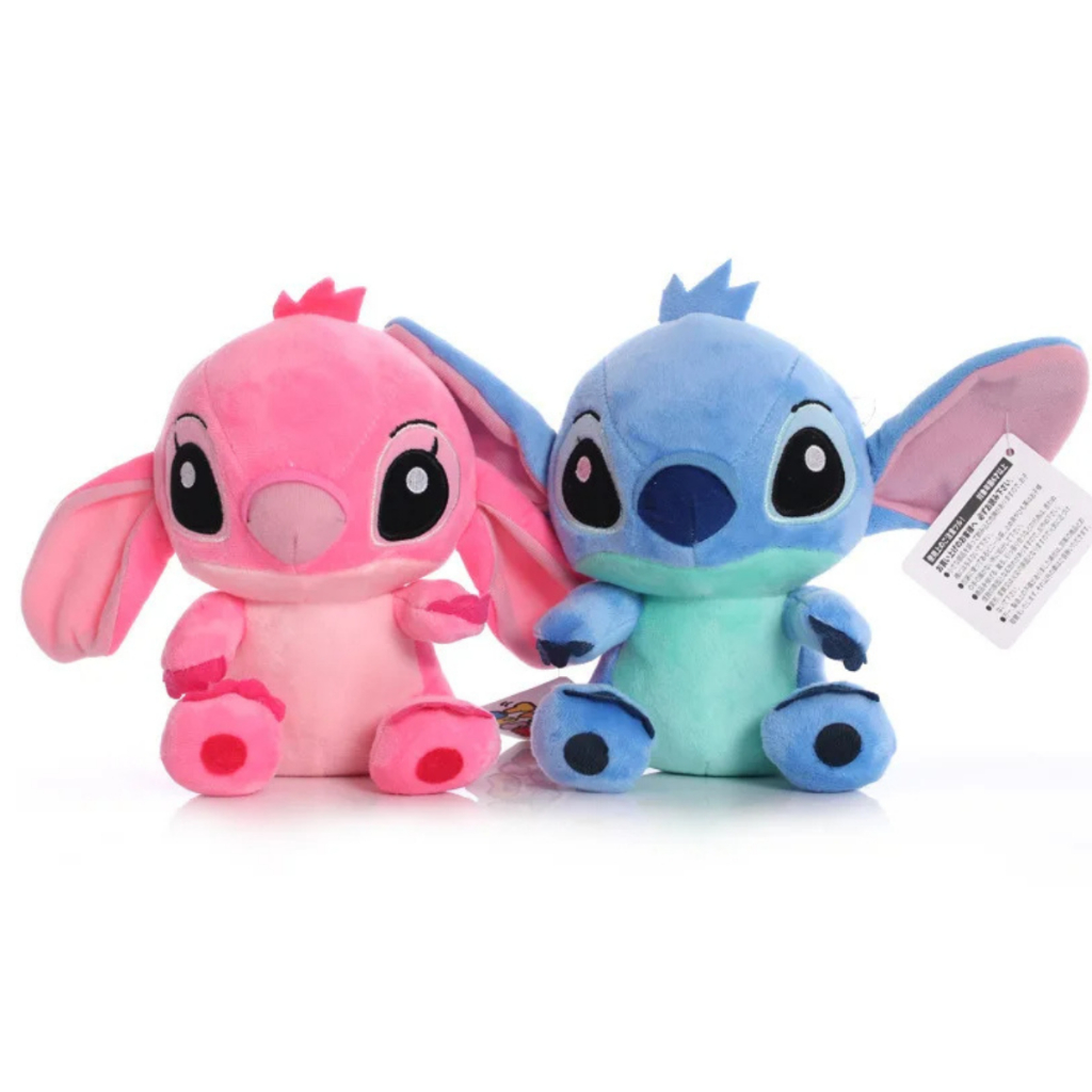 kit Casal Lilo E Stitch E Angel Namorados Disney Pelúcia - Melhor preço e qualidade