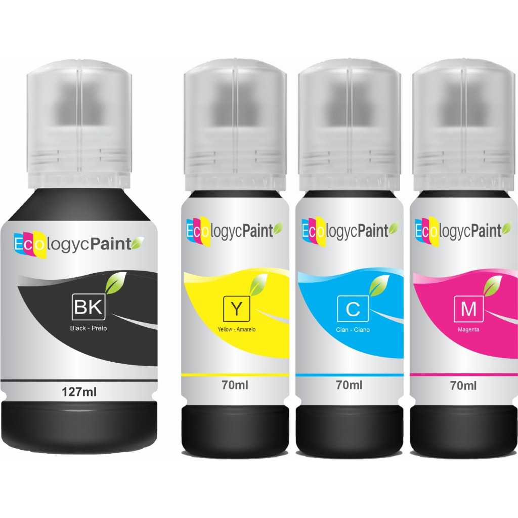 Kit compatível 4 Tintas Para L4150 L4160 L3150 L3250 L4150 tinta para impressora l4150