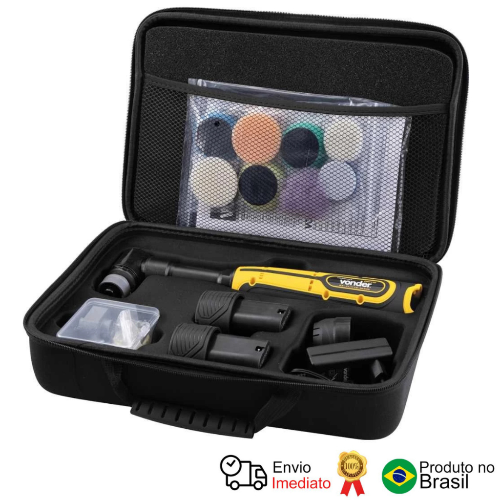 Politriz Mini Automotiva Vonder 2x Baterias 12v Pmv120