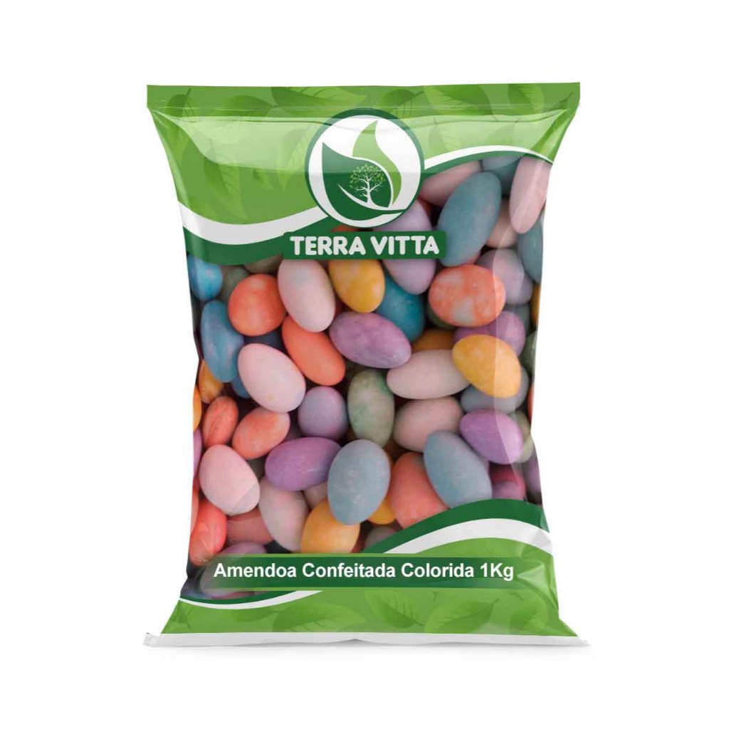 Amendoa Confeitada Colorida - Food & Beverages