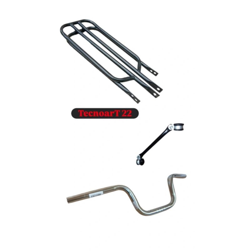 kit Garupa reta + Guidão de 160 + Barrinha de Guidão