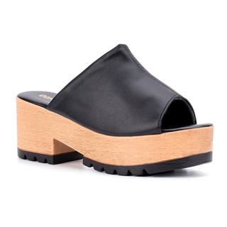 Tamanco Clog Feminino Domidona Salto Quadrado Tratorado Moda em Oferta na Shopee