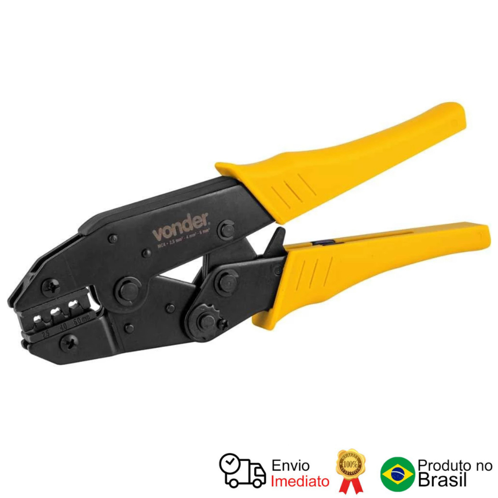 Alicate Crimpador Para Terminal Solar Mc4 Vonder em Oferta na Shopee