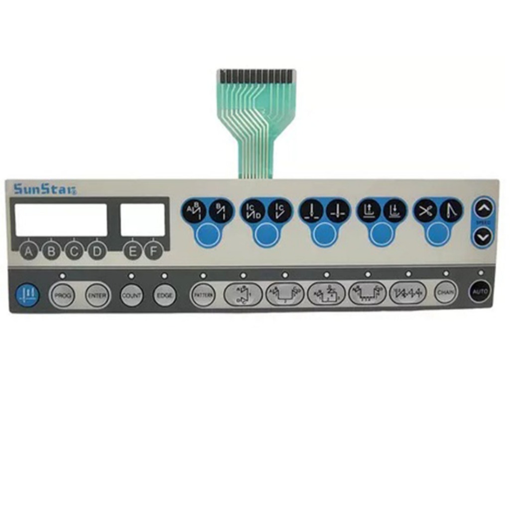 Membrana Pelicula Painel Maquina Costura Reta Sunstar Eletronica KM-2300 KM-2310 Outras