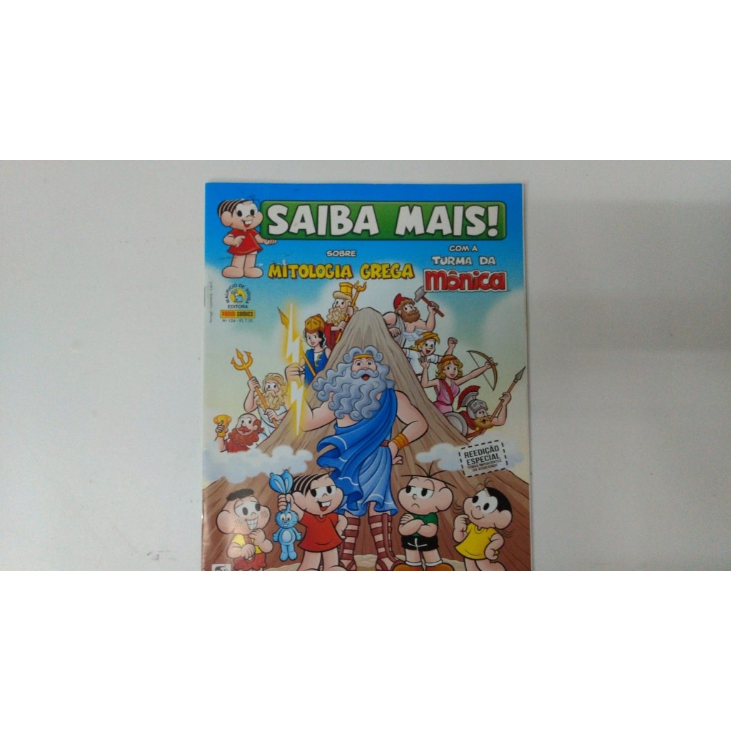 Gibi Turma Da Mônica 124 Saiba Sobre Mitologia Grega 14428