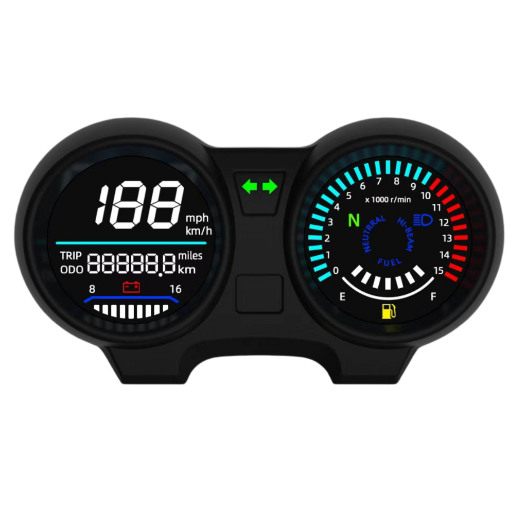 Painel Digital LED Velocímetro Titan 150 CG150 até 2008 Fan 150 2009 a 2013 e Sport 150