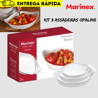 KIT 3 ASSADEIRAS OPALINE - NADIR em Oferta na Shopee