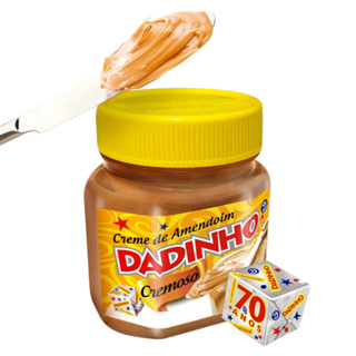 Creme De Amendoim Cremoso 180g Dadinho em Oferta na Shopee