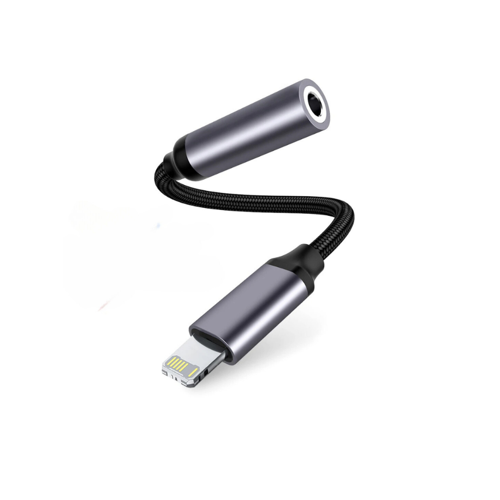 Cabo Adaptador Lightning para iPhone 5 a 14 cor preto - Compatível com Todos os Modelos em Oferta na Shopee