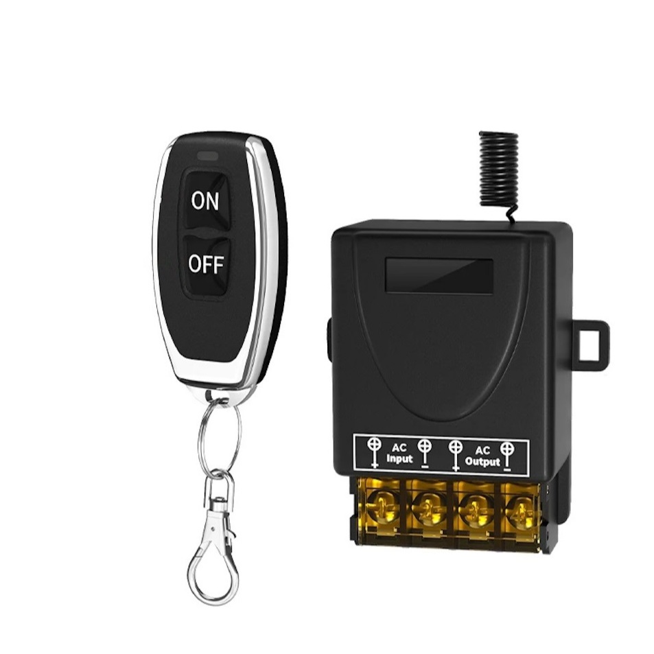 Interruptor de Controle Remoto Sem Fio 433Mhz Rele p/ ligar acionamento 12v/24v