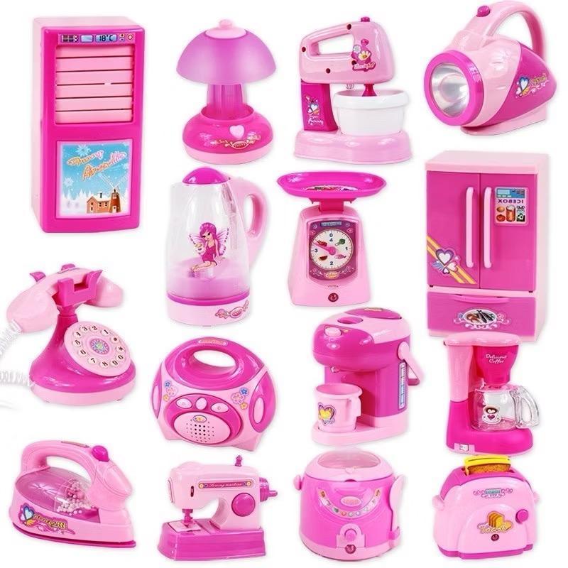Brinquedos De Cozinha Para Criança, Ferro de Passar, Ventilador, Aspirador de pó, Batedeira, Brincar de Casinha
