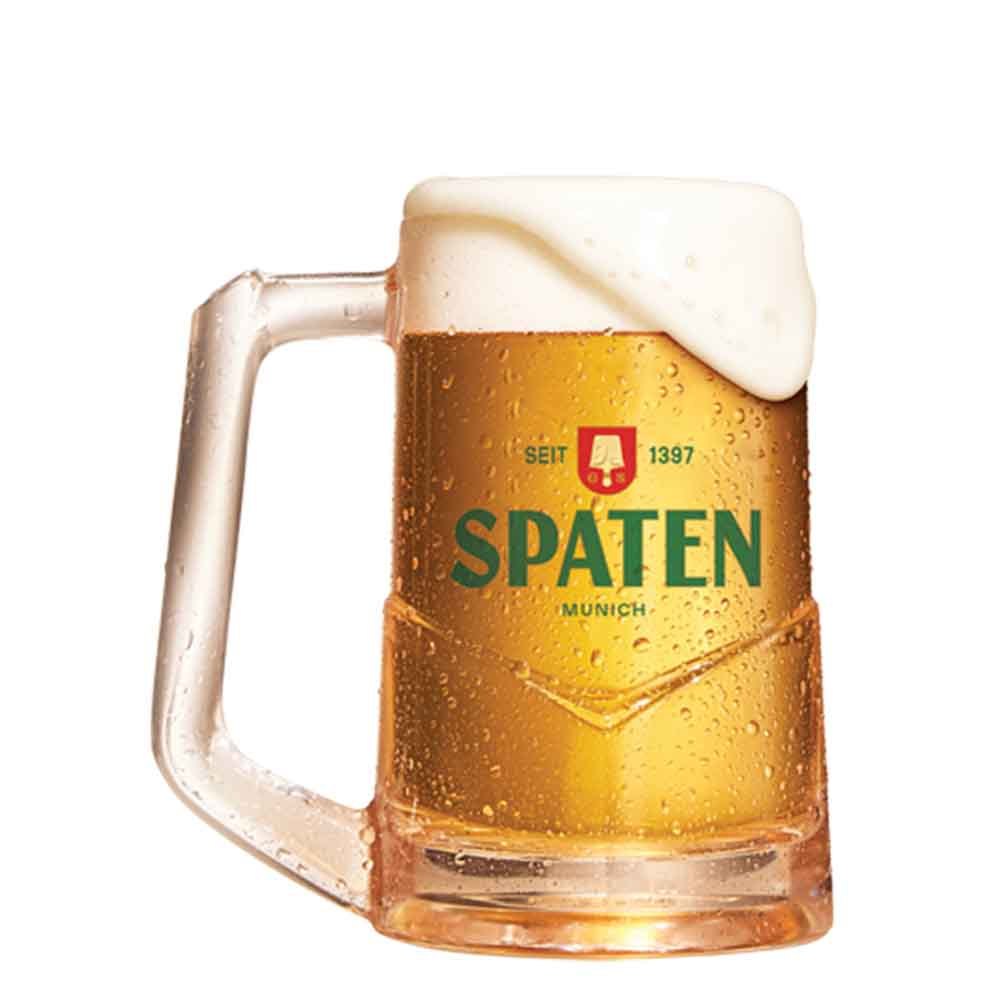 Caneca Spaten, Caneca de Vidro para Cerveja 400ml - Ruvolo - Home & Living