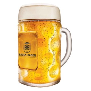 Caneca de Vidro Ruvolo para Chopp Baden Baden 1250ml em Oferta na Shopee