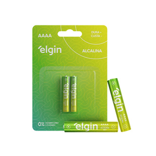 Cartela com 2 Pilhas Alcalina AAAA Elgin 4A Laser Canetas Stylus em Oferta na Shopee