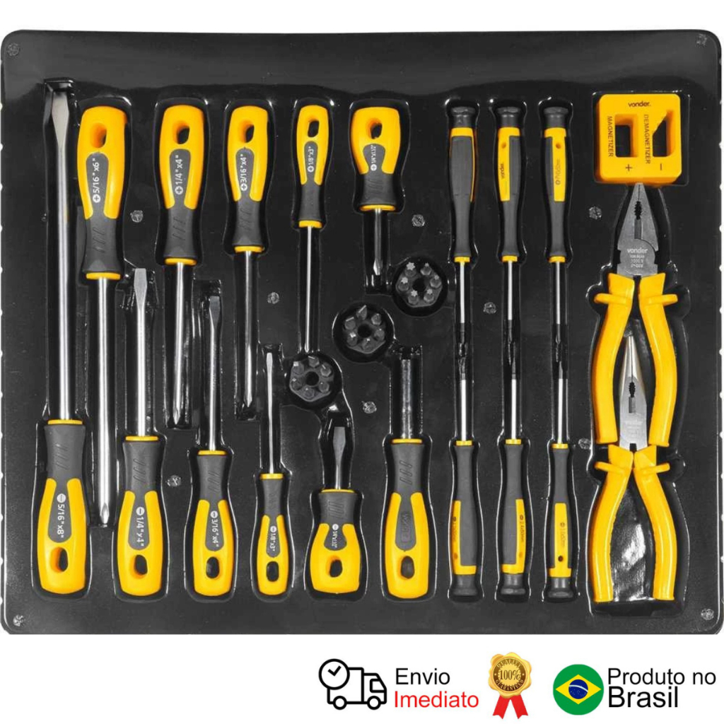 Jogo De Ferramentas Com 38 Peças Vonder em Oferta na Shopee