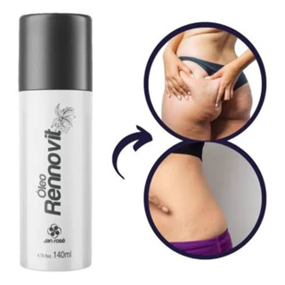Óleo Rennovit 140ml Jan Rose Que Tira Dor No Corpo Estria e Celulite em Oferta na Shopee
