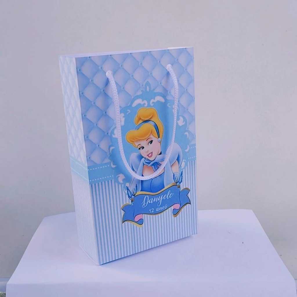 ENVIO RÁPIDO Kit Sacolinha Surpresa Festa Infantil Personalizado PRINCESA Lembrancinhas | PEGUE E MONTE