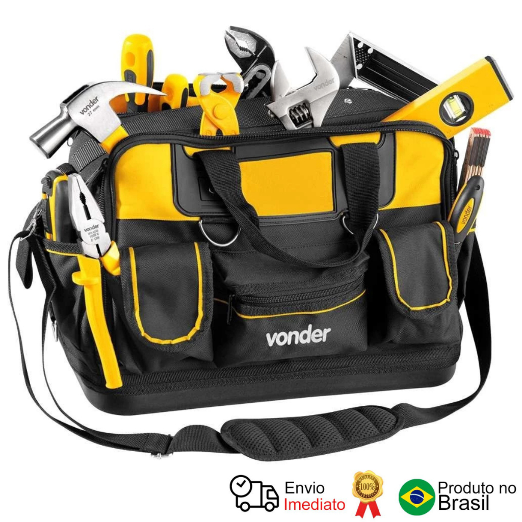 Bolsa Lona Ferramentas 410x210x280 Bl 128 Vonder em Oferta na Shopee
