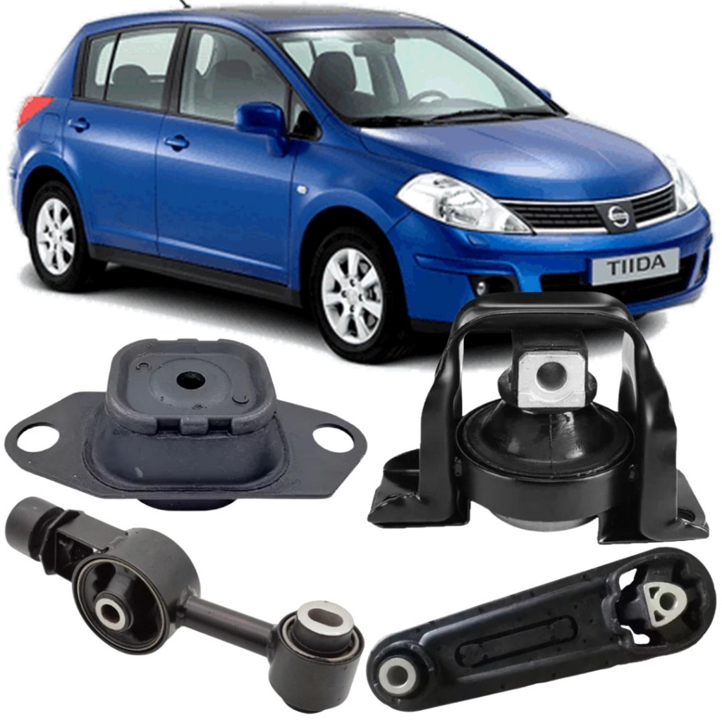 Kit Coxim Motor Câmbio Nissan Tiida Livina 1.8 2007 A 2014