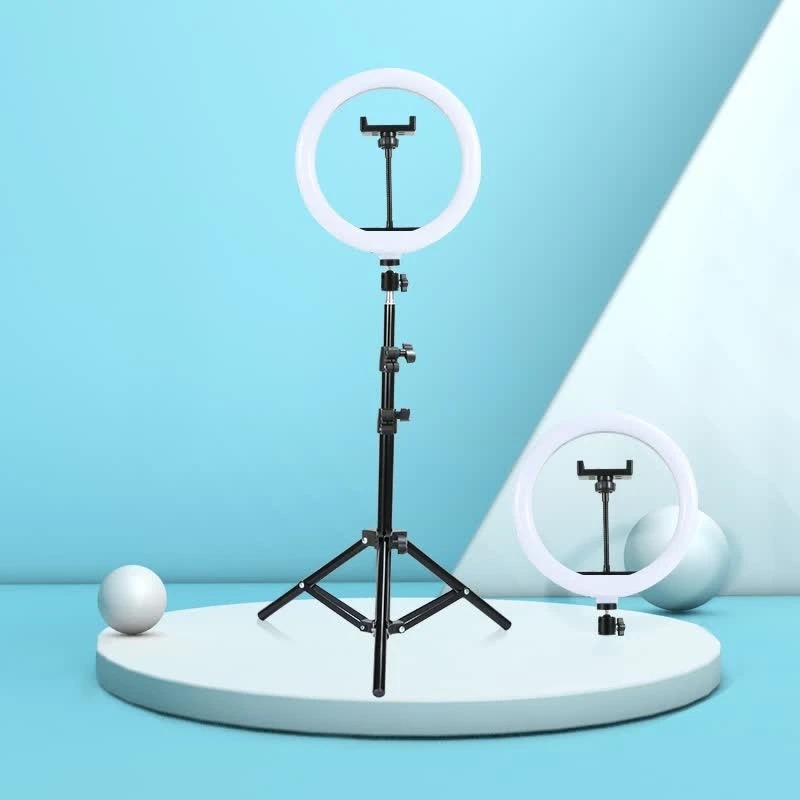 Ring Light 10 Polegadas Com Tripé De 1.80 Metro Iluminação Profissional 3 Cores Bivolt
