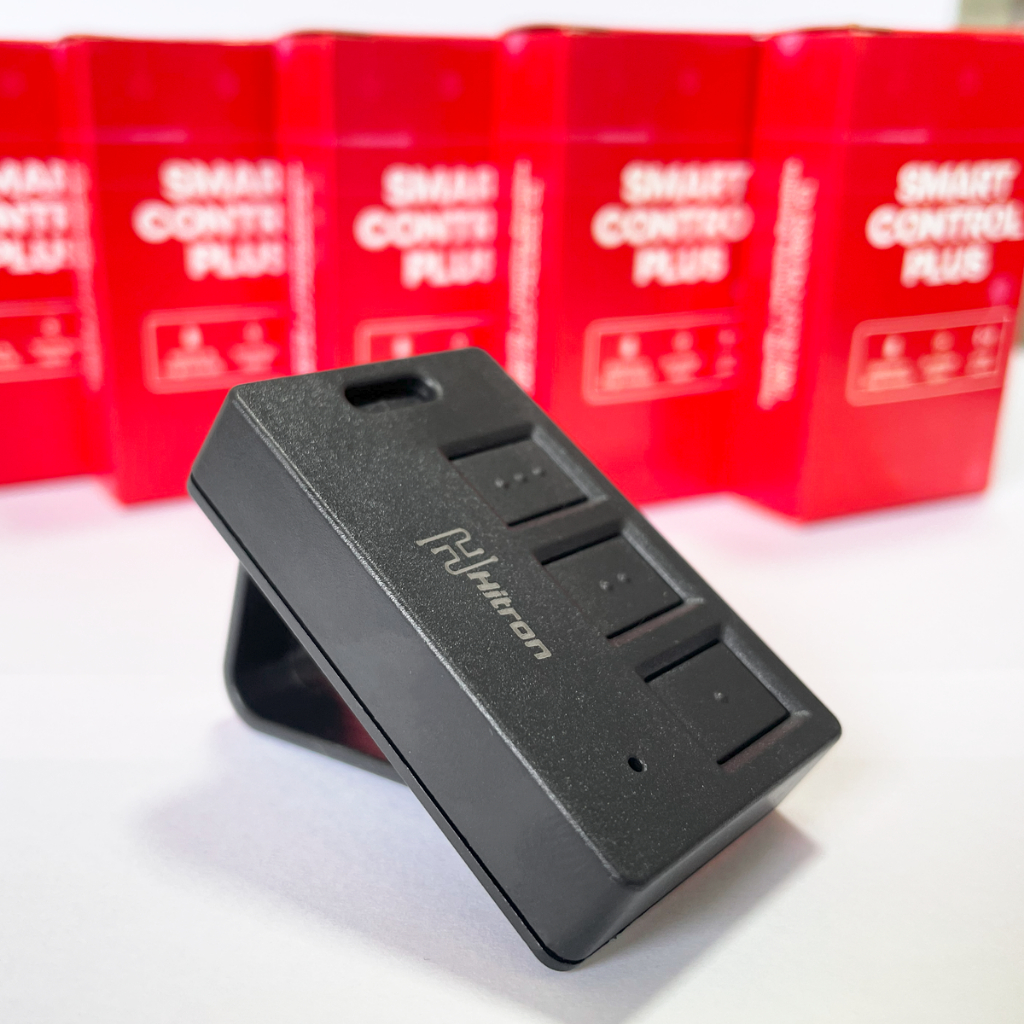 Controle Remoto 433mhz Hitron 3 teclas - Portão/alarme Preto
