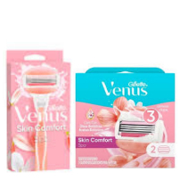 kit Gilette Venus skin comfort Spa + Refil Skin Comfort 2 Laminas