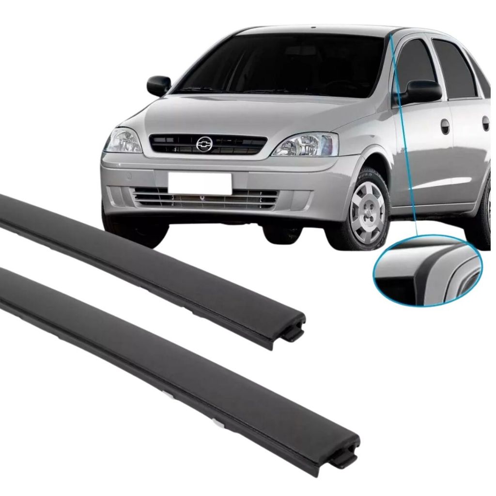 Par Friso De Teto Corsa Sedan Frente Montana Ano 2003 em diante C/ Grampo em Oferta na Shopee