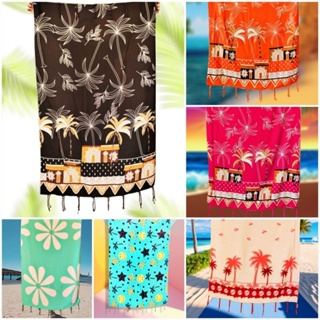 Canga De Praia Viscose/Viscolinho Com Franjas Multicoloridas Com Variações De Estampas Escolher 100 X 150cm Moda De Prai em Oferta na Shopee
